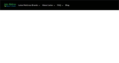 Desktop Screenshot of latexmattressbuyersguide.com